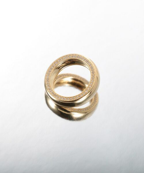 COCOSHNIK / ココシュニック リング | K18ダイヤモンド サイドダイヤ リング | 詳細5