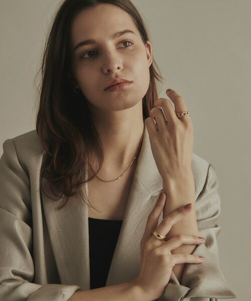 COCOSHNIK / ココシュニック リング | K18ダイヤモンド サイドダイヤ リング | 詳細7