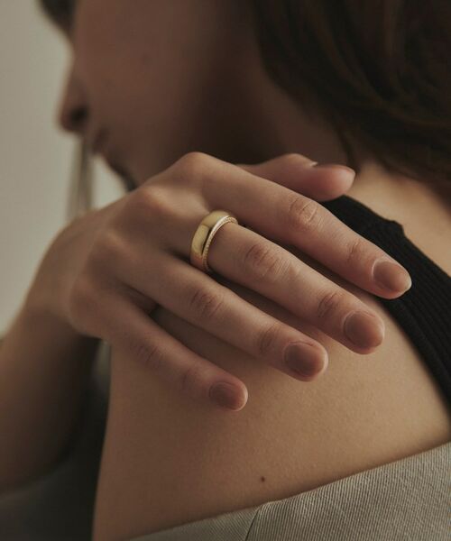 COCOSHNIK / ココシュニック リング | K18ダイヤモンド サイドダイヤ リング | 詳細8