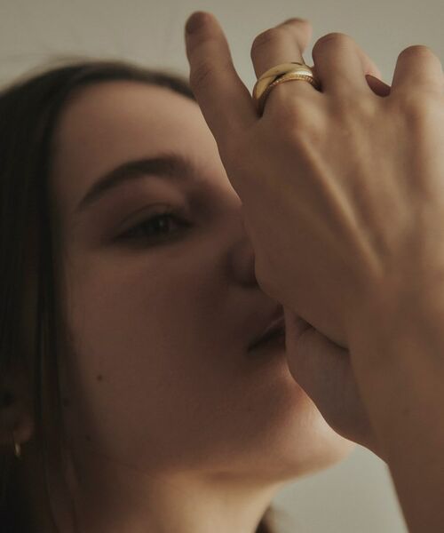 COCOSHNIK / ココシュニック リング | K18ダイヤモンド サイドダイヤ リング | 詳細9