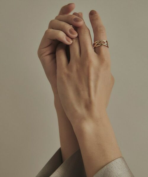 COCOSHNIK / ココシュニック リング | K10ダブルXライン リング | 詳細7