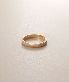 COCOSHNIK / ココシュニック リング | K10平甲ダイヤモンドダスト リング