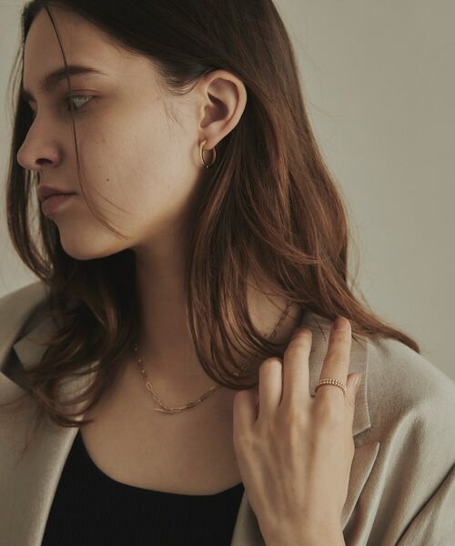 COCOSHNIK / ココシュニック リング | K10プレーンボール2連 リング | 詳細5