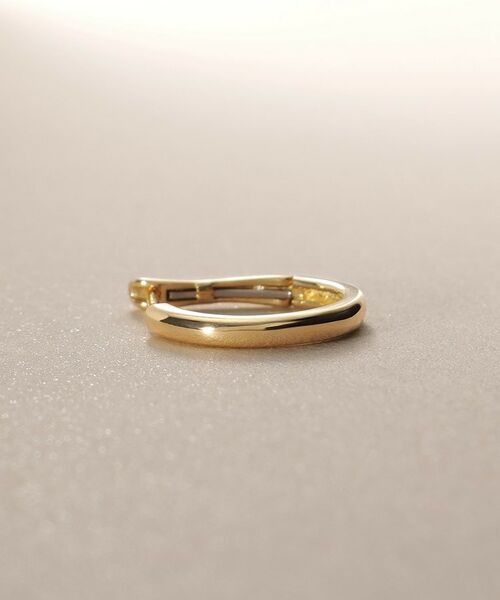 COCOSHNIK / ココシュニック ピアス・イヤリング | K18甲丸 ワンタッチピアス | 詳細2