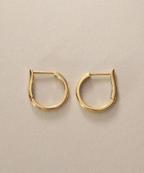 COCOSHNIK / ココシュニック ピアス・イヤリング | K18甲丸 ワンタッチピアス | 詳細3