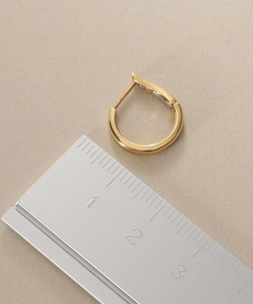 COCOSHNIK / ココシュニック ピアス・イヤリング | K18甲丸 ワンタッチピアス | 詳細4