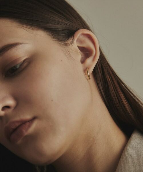 COCOSHNIK / ココシュニック ピアス・イヤリング | K18甲丸 ワンタッチピアス | 詳細8