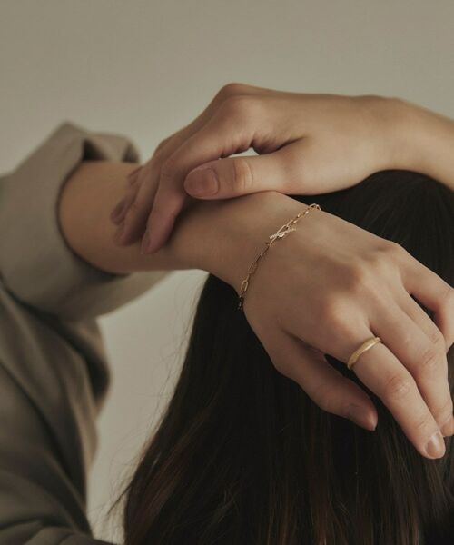 COCOSHNIK / ココシュニック ブレスレット・バングル | K10ダイヤモンド 中空プリムダイヤバー ブレスレット | 詳細9