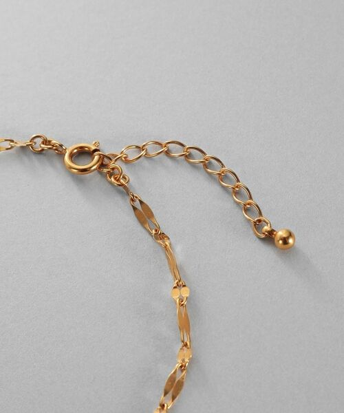 COCOSHNIK / ココシュニック ブレスレット・バングル | シルバー デザインチェーン デュアルペタルブレスレット GP | 詳細3