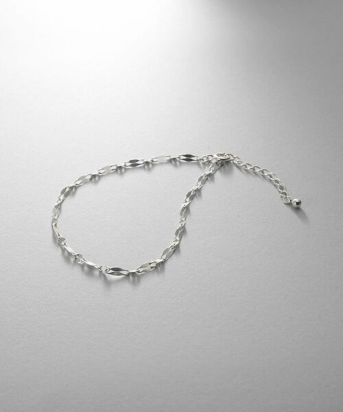 COCOSHNIK / ココシュニック ブレスレット・バングル | シルバー デザインチェーン デュアルペタルブレスレット | 詳細1