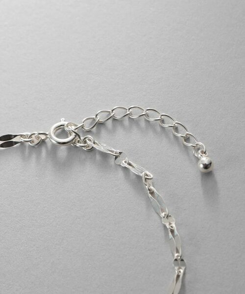 COCOSHNIK / ココシュニック ブレスレット・バングル | シルバー デザインチェーン デュアルペタルブレスレット | 詳細3