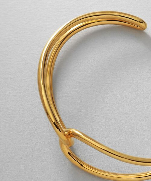 COCOSHNIK / ココシュニック ブレスレット・バングル | シルバー ワンストロークノットバングル GP | 詳細5