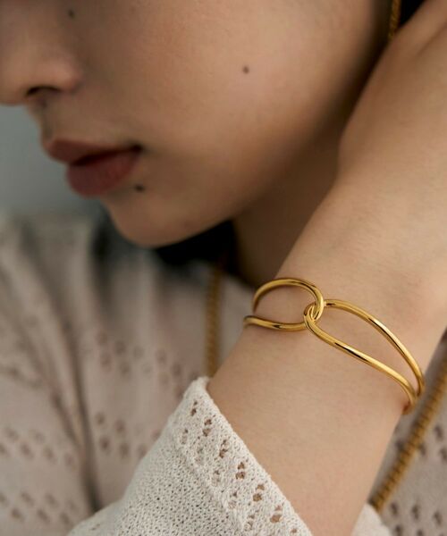 COCOSHNIK / ココシュニック ブレスレット・バングル | シルバー ワンストロークノットバングル GP | 詳細9