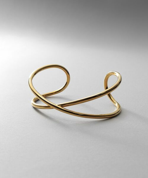 COCOSHNIK / ココシュニック ブレスレット・バングル | シルバー ワンストロークXバングル GP | 詳細1