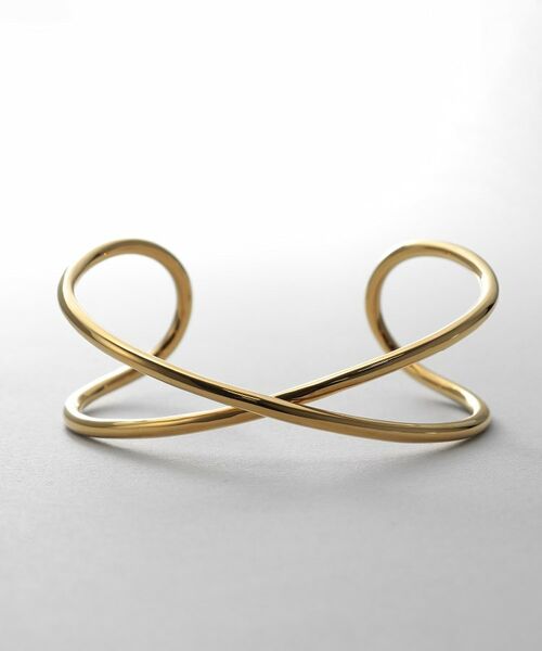 COCOSHNIK / ココシュニック ブレスレット・バングル | シルバー ワンストロークXバングル GP | 詳細2