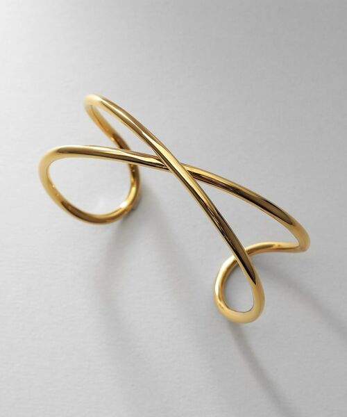 COCOSHNIK / ココシュニック ブレスレット・バングル | シルバー ワンストロークXバングル GP | 詳細4