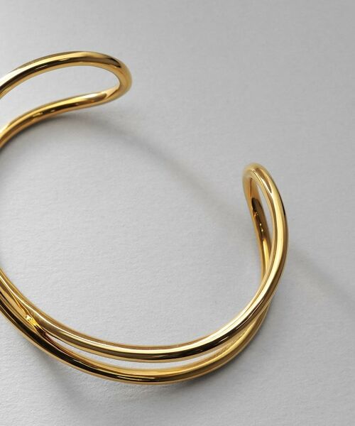 COCOSHNIK / ココシュニック ブレスレット・バングル | シルバー ワンストロークXバングル GP | 詳細5