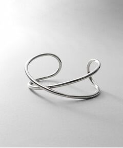 COCOSHNIK / ココシュニック ブレスレット・バングル | シルバー ワンストロークXバングル