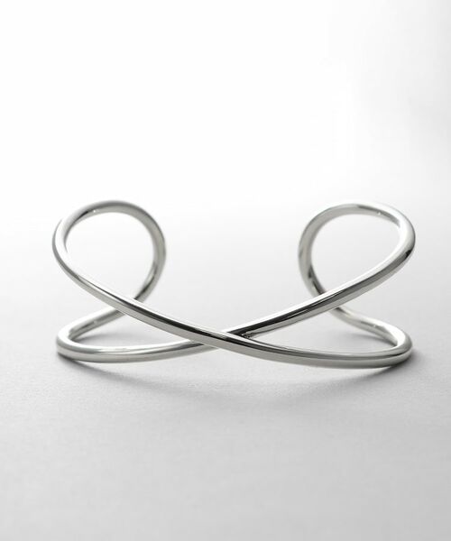 COCOSHNIK / ココシュニック ブレスレット・バングル | シルバー ワンストロークXバングル | 詳細2