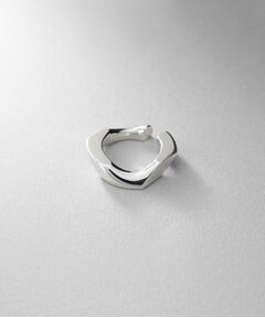 COCOSHNIK / ココシュニック ピアス・イヤリング | シルバー カーブチェーンモチーフイヤカフ