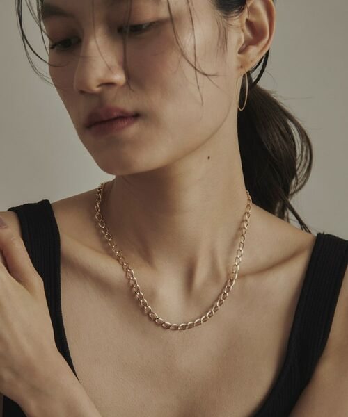 COCOSHNIK / ココシュニック ネックレス・ペンダント・チョーカー | K18中空キヘイチェーン ネックレス | 詳細6