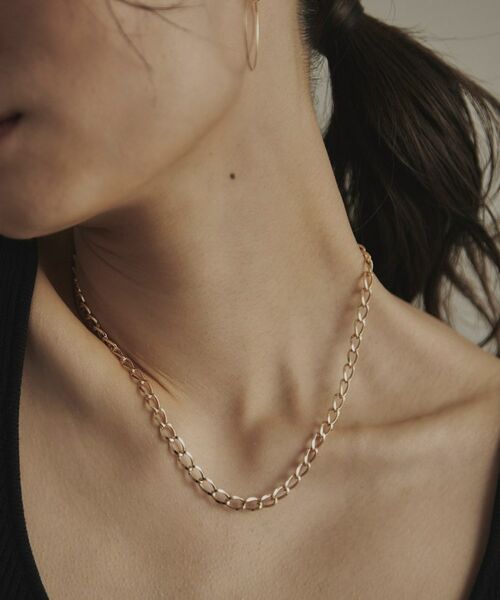 COCOSHNIK / ココシュニック ネックレス・ペンダント・チョーカー | K18中空キヘイチェーン ネックレス | 詳細7