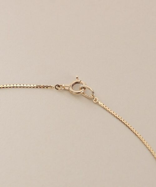 COCOSHNIK / ココシュニック ネックレス・ペンダント・チョーカー | K10ベネチアンフラット ネックレス細 | 詳細3