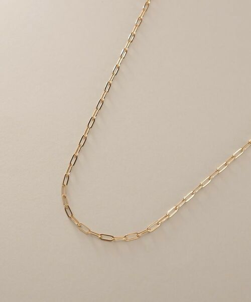 COCOSHNIK / ココシュニック ネックレス・ペンダント・チョーカー | K18中空プリムケーブルチェーン ネックレスS（43cm） | 詳細2