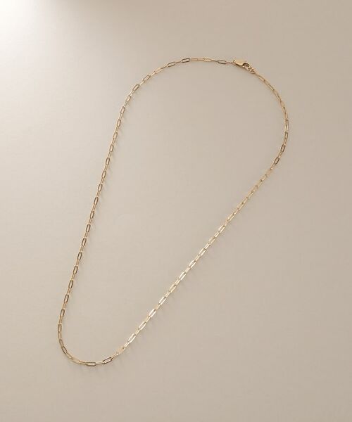 COCOSHNIK / ココシュニック ネックレス・ペンダント・チョーカー | K18中空プリムケーブルチェーン ネックレスS（43cm） | 詳細4