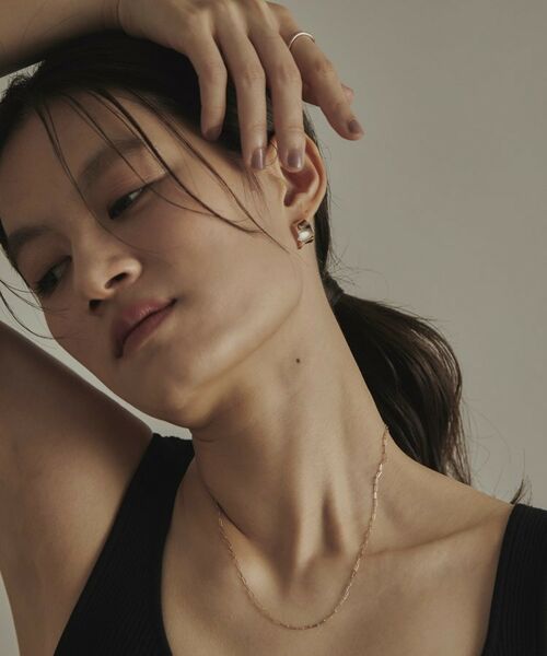 COCOSHNIK / ココシュニック ネックレス・ペンダント・チョーカー | K10プリムケーブルチェーン ネックレス（43cm） | 詳細6