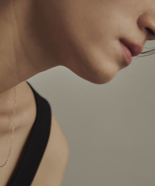 COCOSHNIK / ココシュニック ネックレス・ペンダント・チョーカー | K10プリムケーブルチェーン ネックレス（43cm） | 詳細8