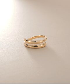 COCOSHNIK / ココシュニック リング | K10スリットオーバーラップ リング
