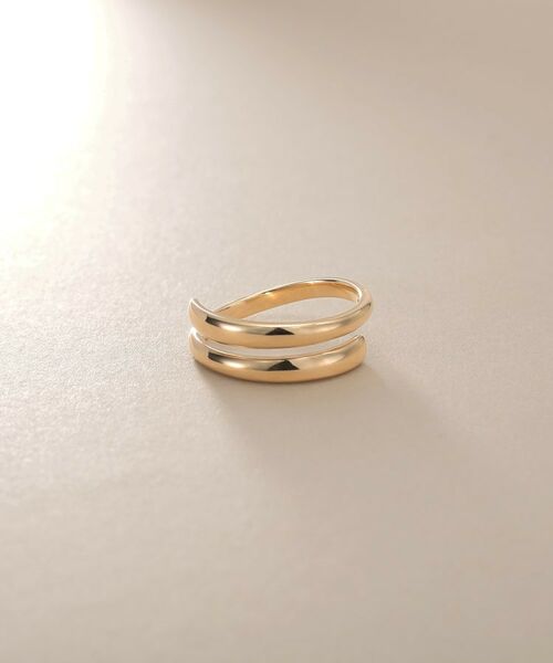COCOSHNIK / ココシュニック リング | K10スリットオーバーラップ リング | 詳細1