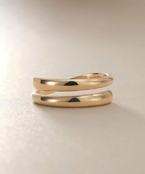 COCOSHNIK / ココシュニック リング | K10スリットオーバーラップ リング | 詳細2