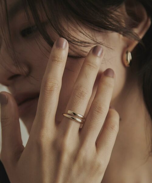 COCOSHNIK / ココシュニック リング | K10スリットオーバーラップ リング | 詳細7
