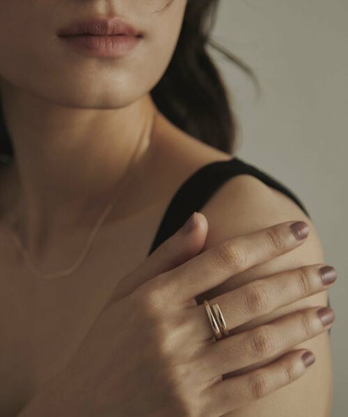 COCOSHNIK / ココシュニック リング | K10スリットオーバーラップ リング | 詳細8