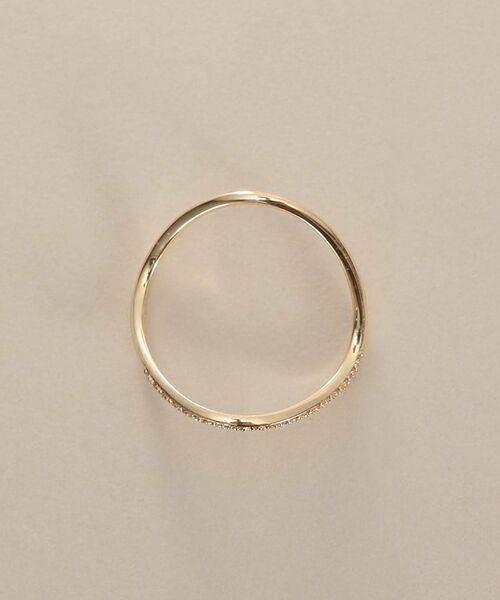 COCOSHNIK / ココシュニック リング | K10ダイヤモンド Sライン リング | 詳細3