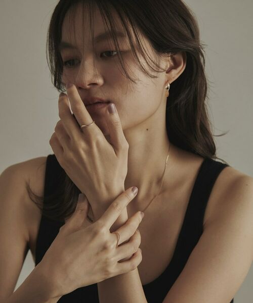 COCOSHNIK / ココシュニック リング | K10ダイヤモンド Sライン リング | 詳細6