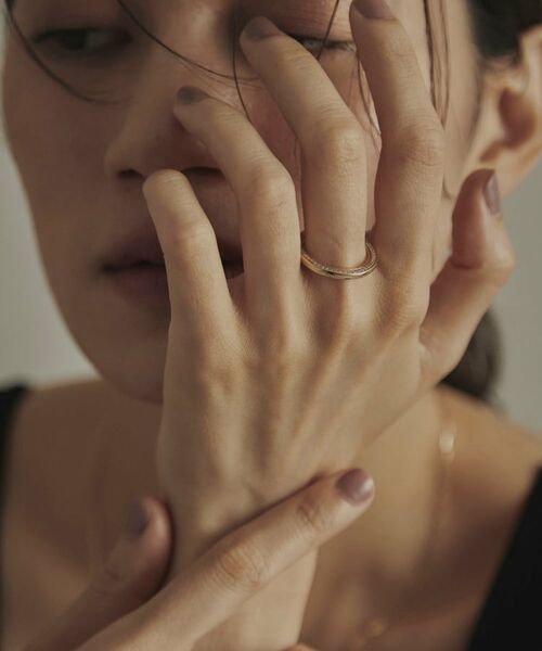 COCOSHNIK / ココシュニック リング | K10ダイヤモンド サイドダイヤリング | 詳細8