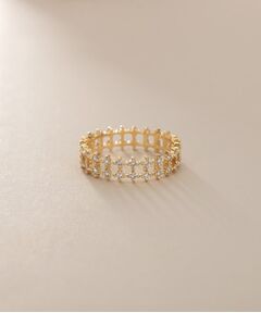 6/15(日)まで！ 【ココシュニック】 k18 リング 12号 ダイヤ 3mm K18ダイヤモンド しのぎリング（リング） | COCOSHNIK（ココシュ