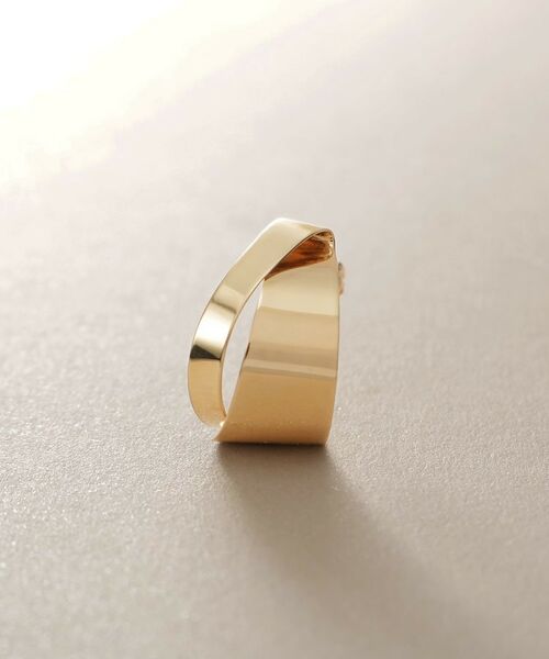 COCOSHNIK / ココシュニック ピアス・イヤリング | K10フォールディングプレート スタッドピアス | 詳細2