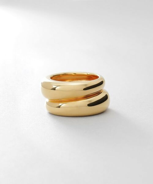 COCOSHNIK / ココシュニック リング | シルバー チャビーローテイテッドリング GP | 詳細2