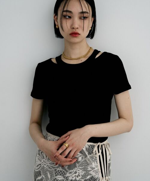 COCOSHNIK / ココシュニック リング | シルバー チャビーローテイテッドリング GP | 詳細5