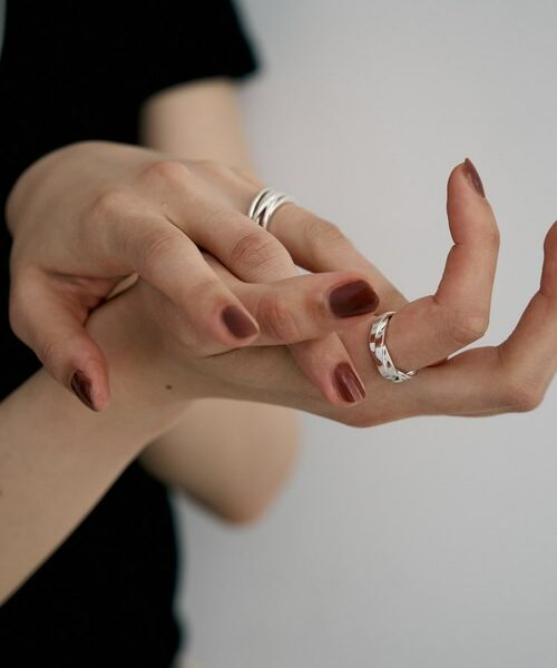 COCOSHNIK / ココシュニック リング | シルバー フラットブレイドリング | 詳細7