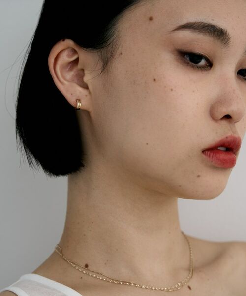 COCOSHNIK / ココシュニック ピアス・イヤリング | K10トリプルリッジピアス | 詳細7