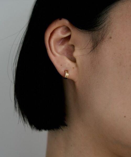 COCOSHNIK / ココシュニック ピアス・イヤリング | K10トリプルリッジピアス | 詳細8