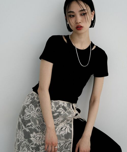 COCOSHNIK / ココシュニック ピアス・イヤリング | シルバー ハギーイヤリング フォールディングオーバーラップ | 詳細6