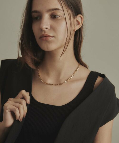 COCOSHNIK / ココシュニック ネックレス・ペンダント・チョーカー | K18中空プリム3・1フィガロ ネックレス | 詳細6