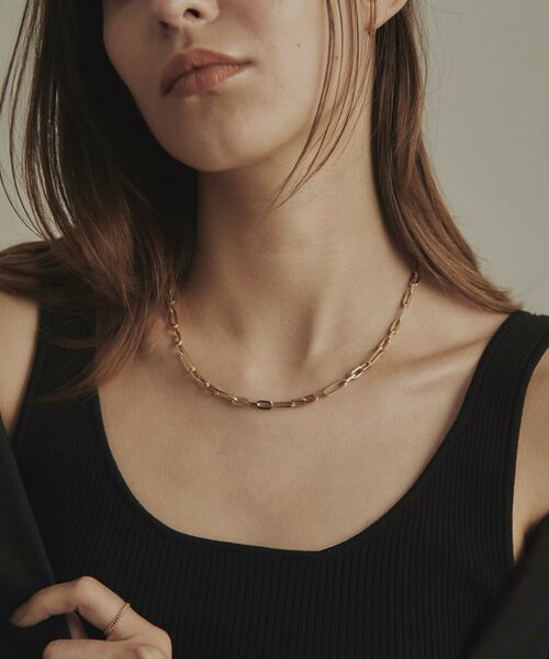 COCOSHNIK / ココシュニック ネックレス・ペンダント・チョーカー | K18中空プリム3・1フィガロ ネックレス | 詳細7