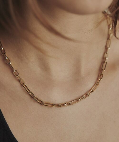 COCOSHNIK / ココシュニック ネックレス・ペンダント・チョーカー | K18中空プリム3・1フィガロ ネックレス | 詳細8